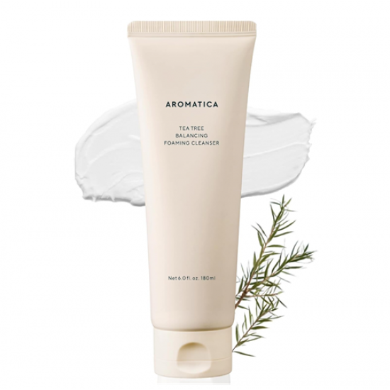 AROMATICA Tea Tree Balancing Foaming Cleanser 180g AROMATICA Tea Tree Balancing Foaming Cleanser 180g