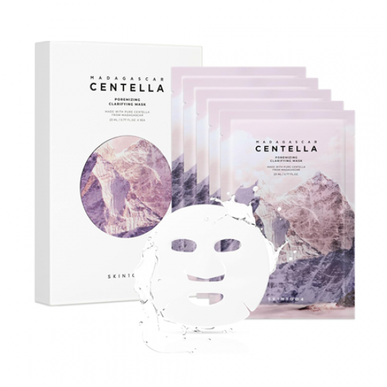 مجموعة ماسك سكين 1004 بخلاصة سنتيلا مدغشقر لتنقية وتصغير المسام (5 قطع)